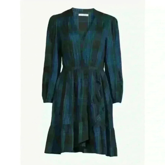 NWT‎ Free Assembly Women's V-Neck Ruffle Dress - Medium - Picture 2 of 4